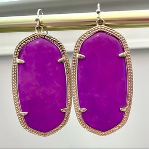 Kendra Scott Danielle Earrings in Purple